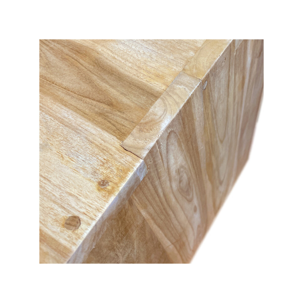 Etagère 1 case cube carrée 47 x 47 cm en bois de teck massif - ROMA