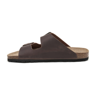 SANDALIA BABUNKERS MARRON