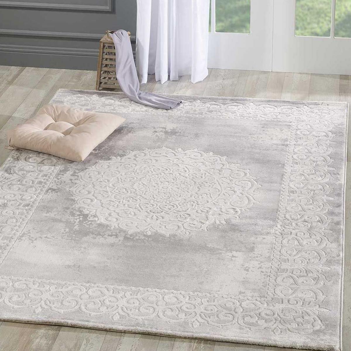 Tapis doux et souyeux tissé en relief VUPO