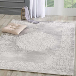 Tapis doux et souyeux tissé en relief VUPO