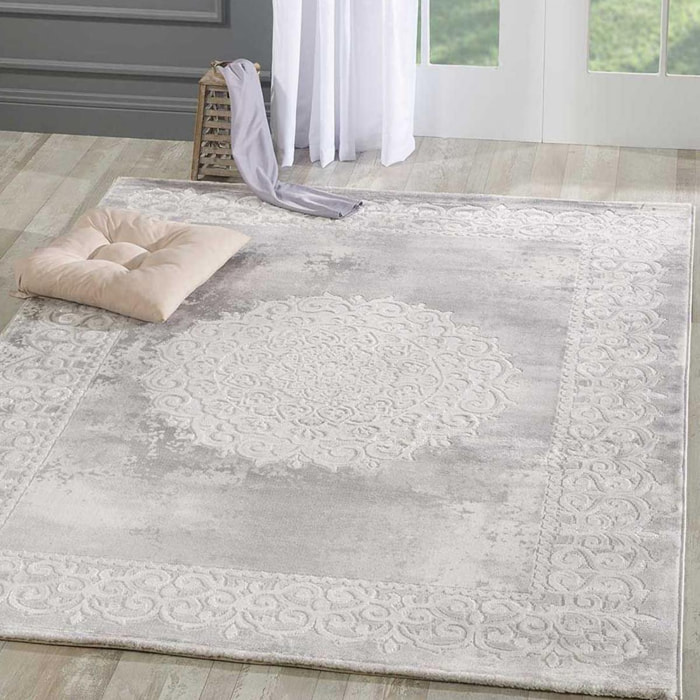 Tapis doux et souyeux tissé en relief VUPO