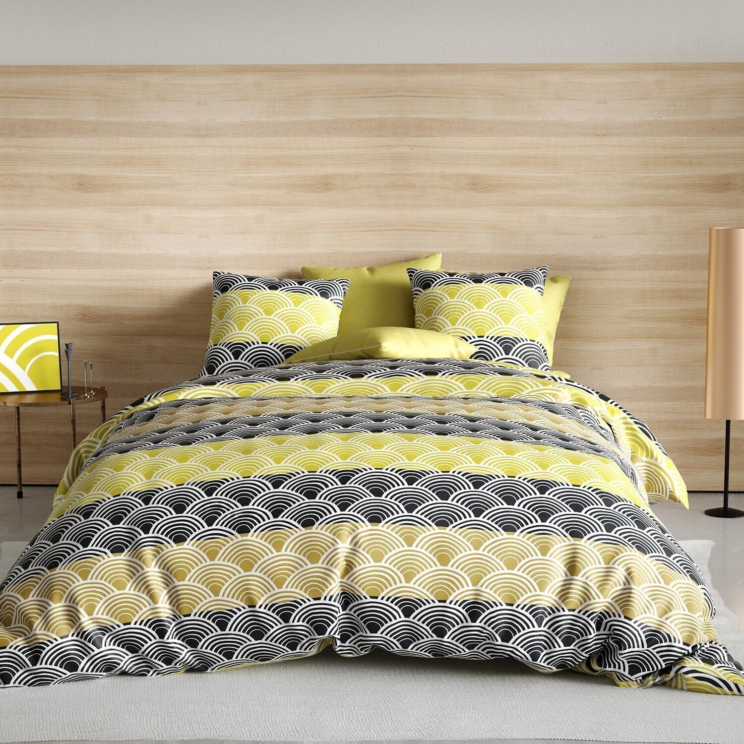 Parure housse de couette 2pcs 100%microfibre 60gsm hiko