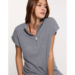 Jersey Manga Corta Gris - Ruyan