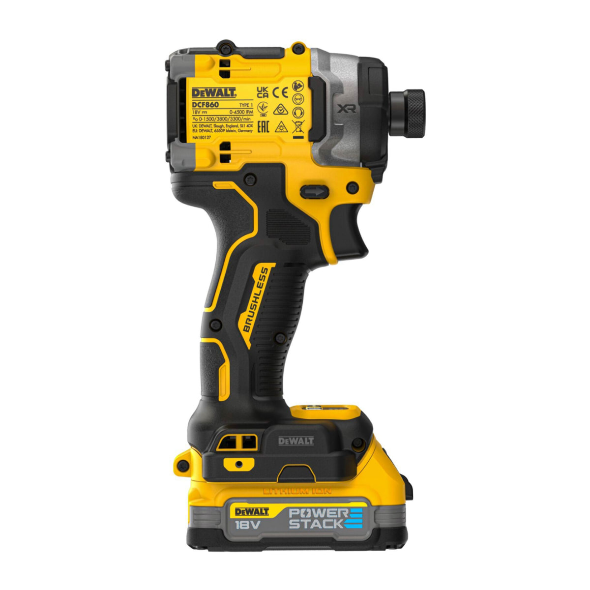 Visseuse à chocs 3 Vitesses 18V 282Nm XR - DEWALT - avec 2 batteries 18V 1.7Ah - chargeur - TSTAK - DCF860E2T-QW