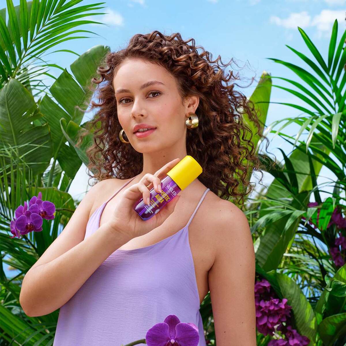 WELEDA - Brume parfumée corps & cheveux Mystic Aura 95ml - Brume Corps & Cheveux au parfum irresistible et envoutant - Rafraîchit la peau et les cheveux
