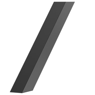 HOMCOM Conjunto de 2 Patas para Mesa Estilo Industrial 80x72 cm en Forma de X Patas de Muebles de Acero para Soporte con Protectores Tornillos de Montaje Incluidos Negro