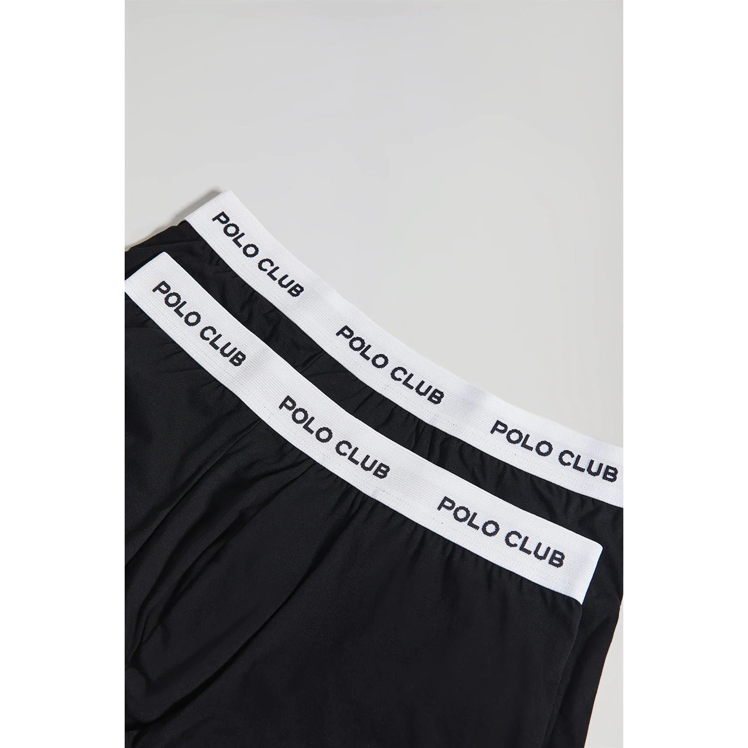 Pack de dos boxers negros con logotipo Polo Club