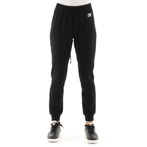 Pantaloni da donna in cotone non felpato con polsini Leone Basic