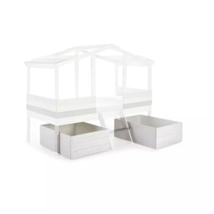 Pack 2 cajones Iliada Blanco - Vintage White