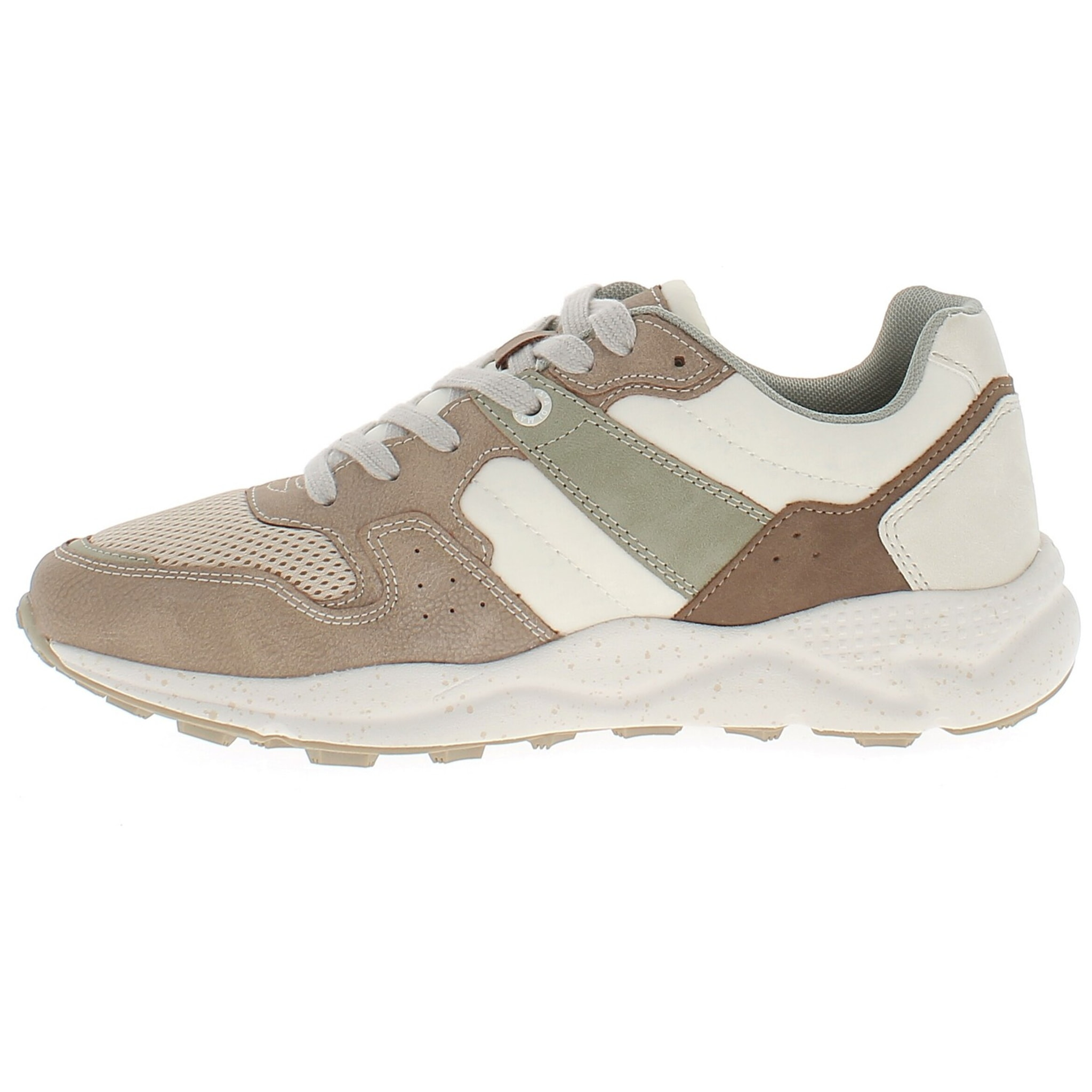 Armata di Mare Scarpe Uomo Sneakers Casual Stringate con Soletta Rimovibile in Memory Foam AMU 1L910 Beige