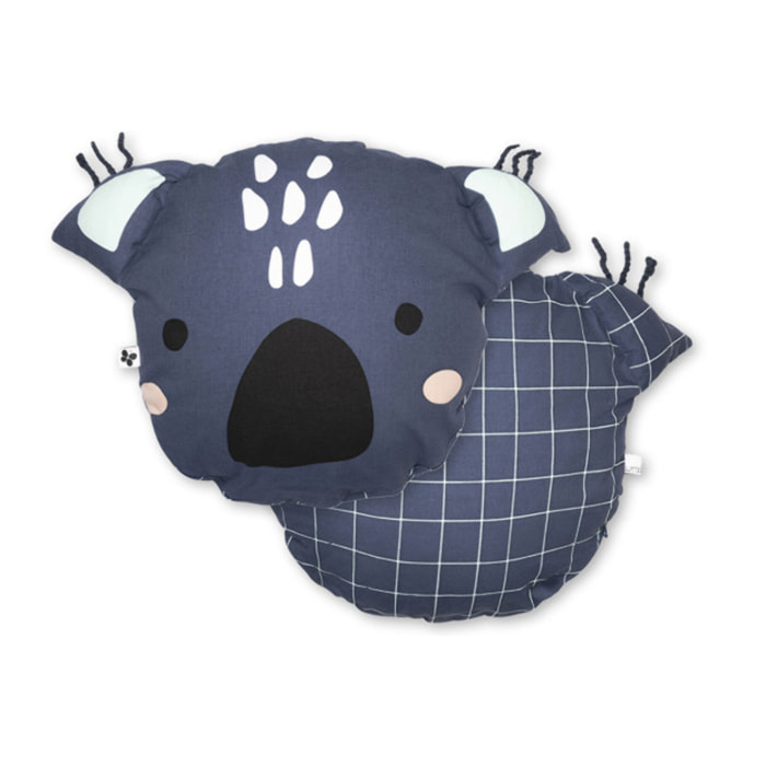 Coussin en forme de koala avec housse amovible en coton - ZAZI