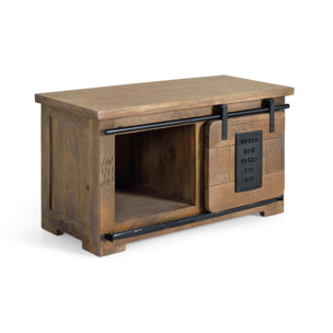 Mueble TV de Madera de Mango 90 Cm Estilo Industrial