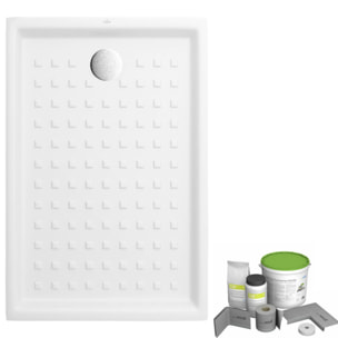 Pack receveur O Novo + Kit d'étanchéité WEDI