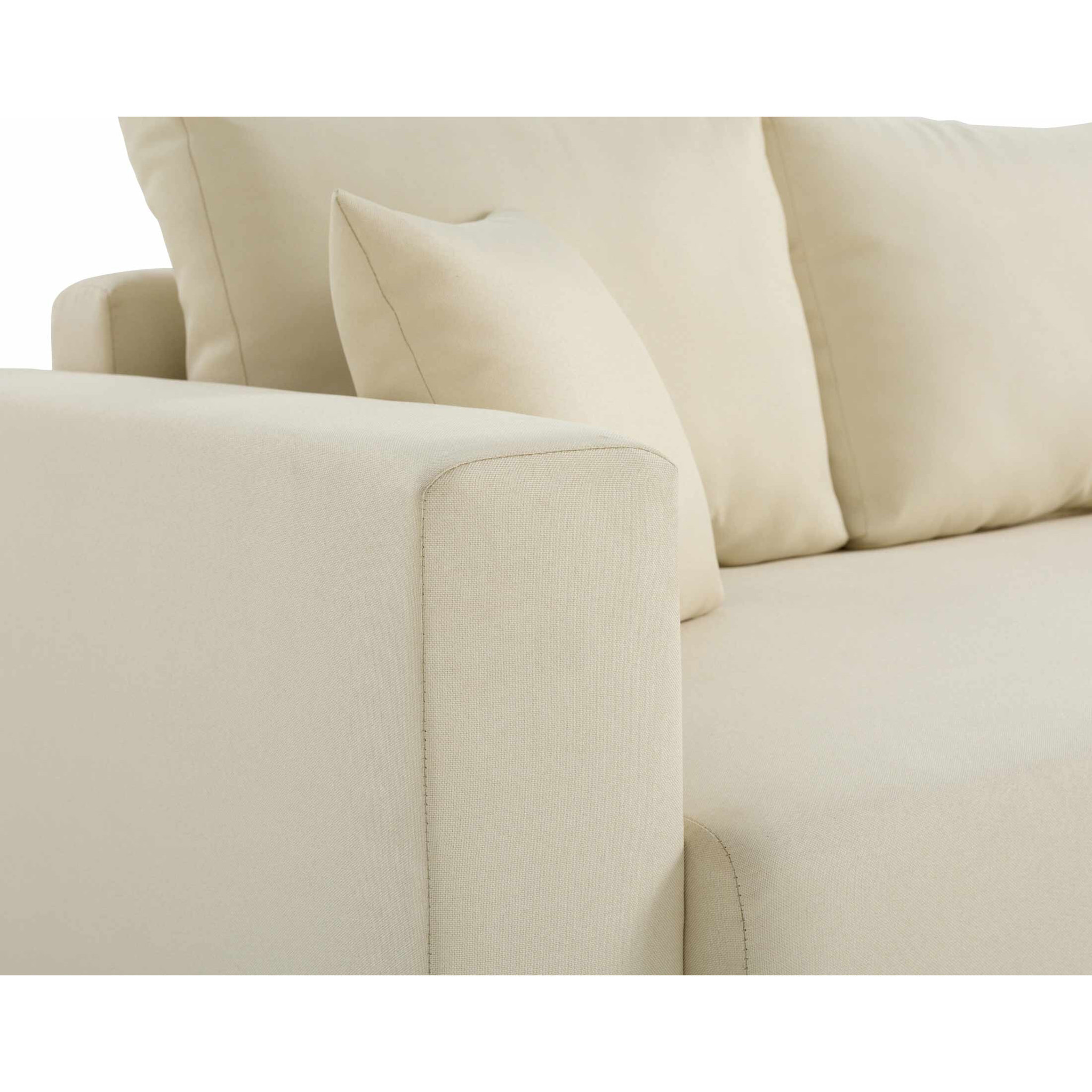 Regala - canapé 3 places - convertible avec coffre - en tissu - Beige