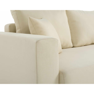 Regala - canapé 3 places - convertible avec coffre - en tissu - Beige