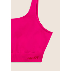 Top Sportivo Seamless con Fascia Sottoseno in costina