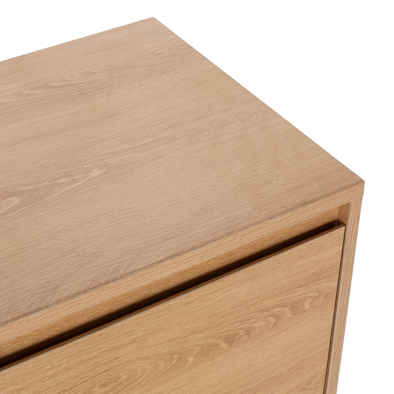 Mueble TV Tori 2 Puertas 4 Huecos, Color Roble, 160 cm