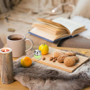 Lot de 2 boules à thé en acier inoxydable avec support Fackelmann Petit Déjeuner