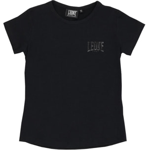 T-shirt Leone bambina con maniche corte Black