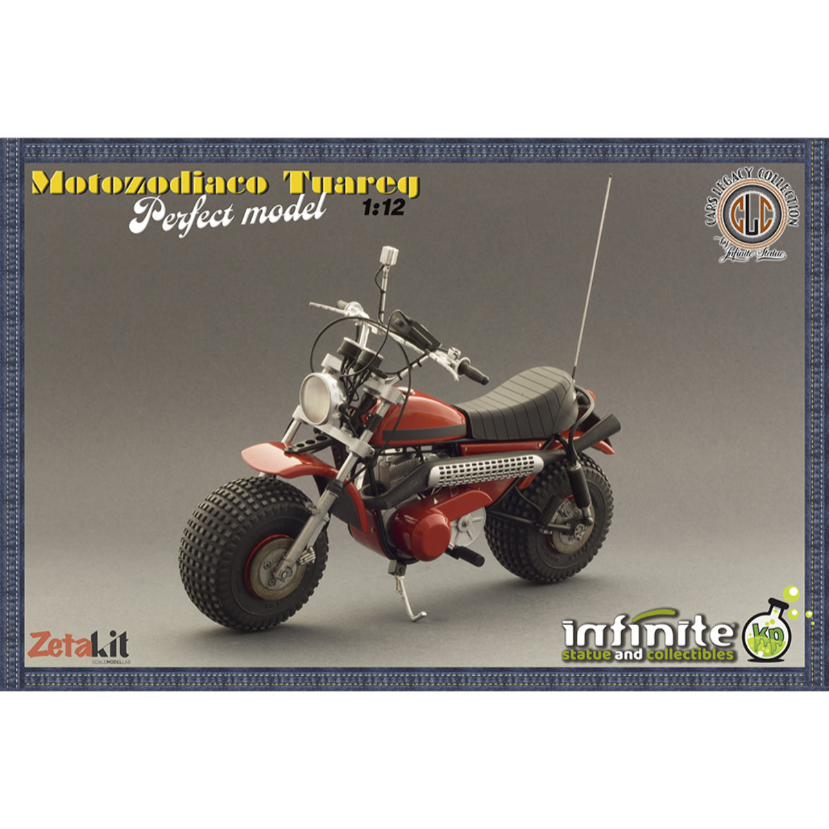 Tuareg Moto Zodiaco Perfect Model 1/12 Modelli In Scala Infinite Statue