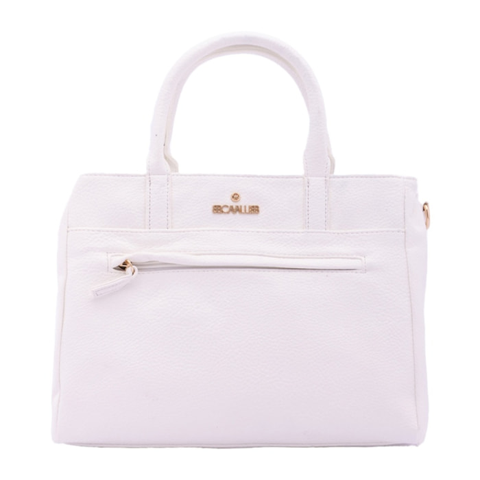 Borsa a mano da donna - Modello False - Ecopelle - 30.0 x 22.0 x 10.0 cm