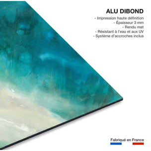 Tableau deco Plage bleue Tableau alu Dibond
