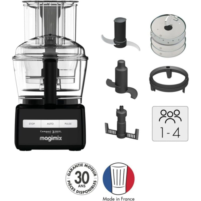 Robot multifonction MAGIMIX 18373F CS 3200XL Noir