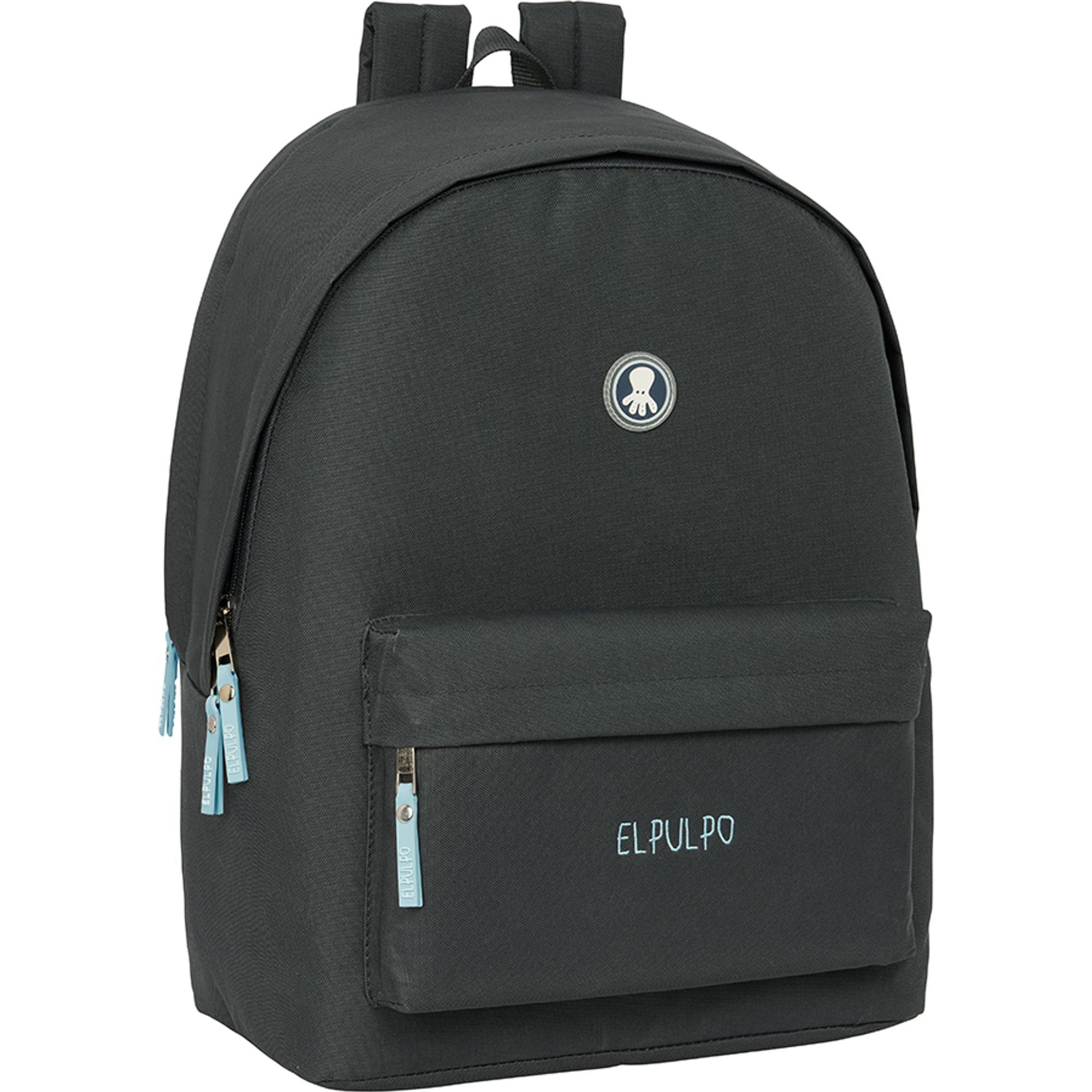 Mochila doble para portatil 15,6"+usb el pulpo "grafito"