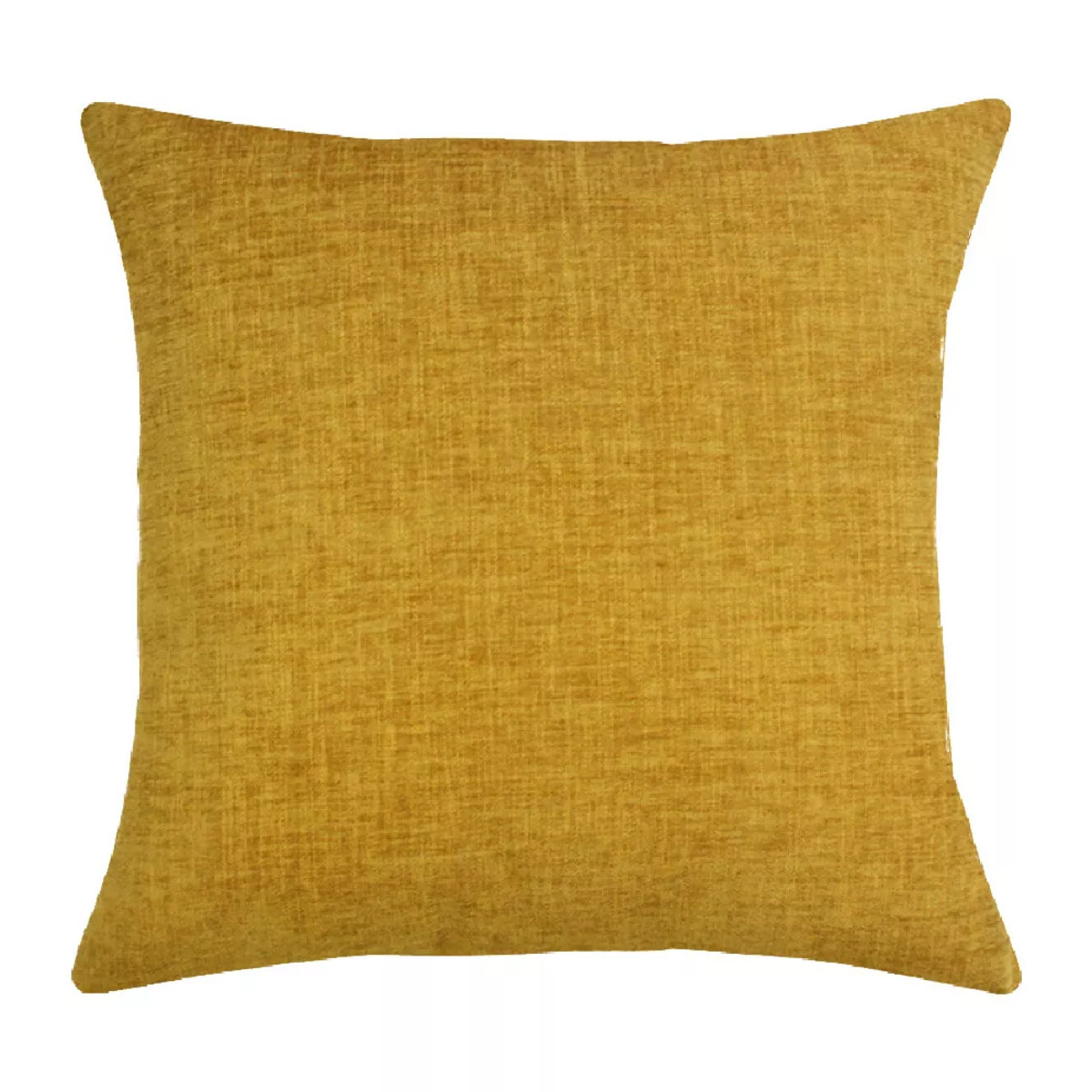 Housse de coussin polyester jeu d'unis orange Tweed orange