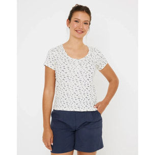 Camiseta Manga Corta Blanco - Yarima