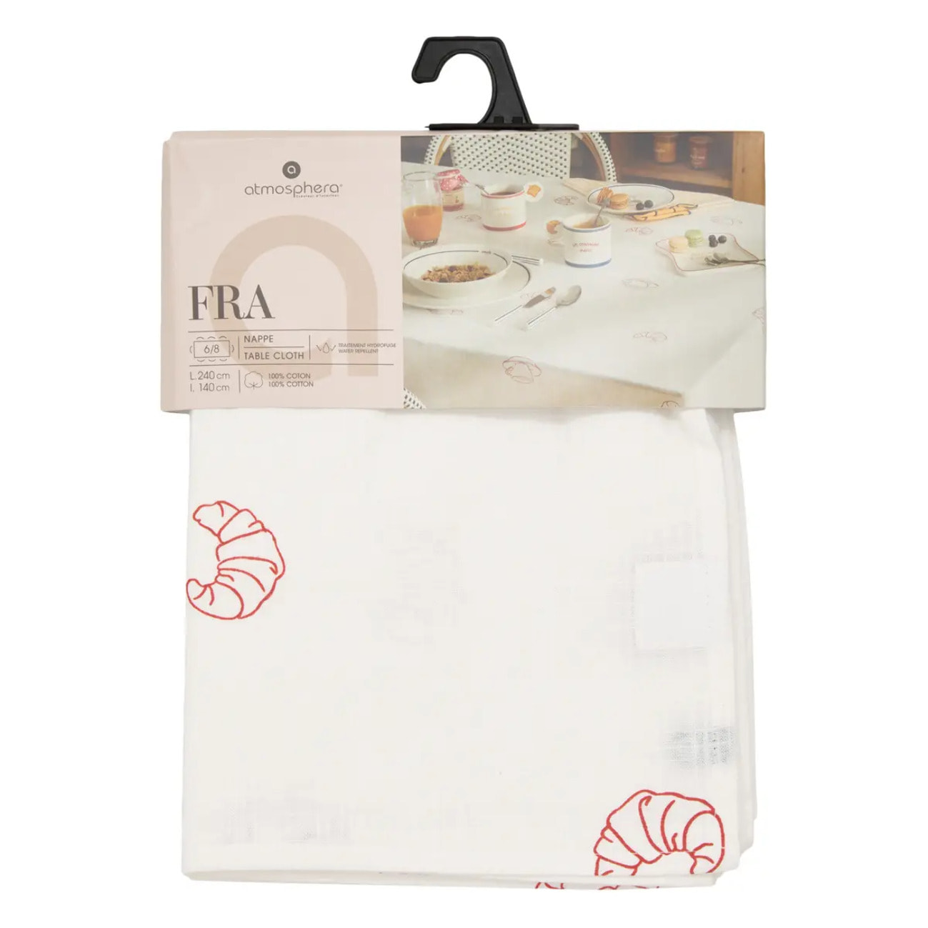 Nappe Fra rectangulaire 140x240cm imprimé fantaisie