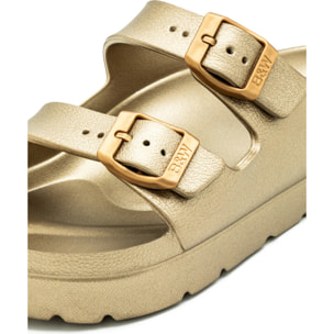 Sandalias de Niños Cierre Hebilla Dorado