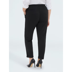 Fiorella Rubino - Pantalones Joggers con detalles brillantes - Negro