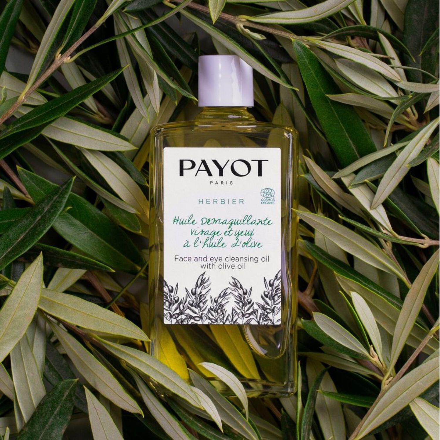 Herbier Huile Démaquillante - Visage et Yeux à L'Huile d'Olive 95 ml