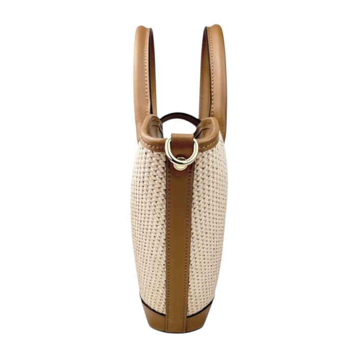 Borsa a mano Cheval Firenze Gaeta Mini Cuoio