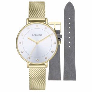 Reloj Radiant RA600202 Mujer Analogico Cuarzo con Correa de Acero inoxidable