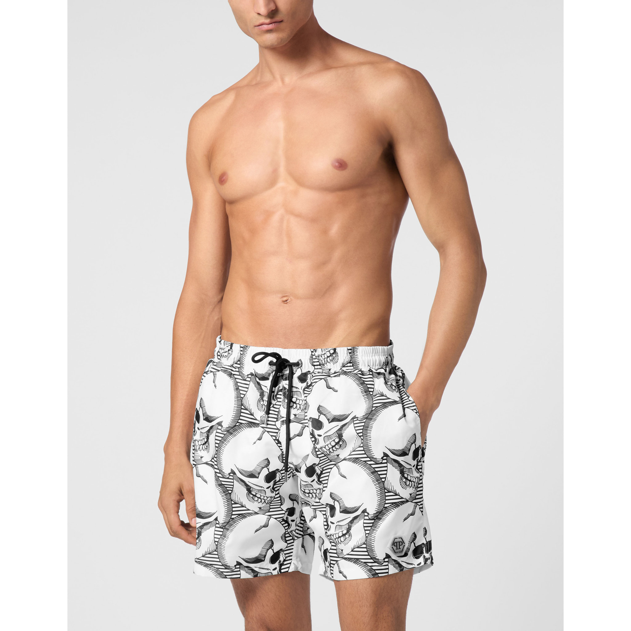 PHILIPP PLEIN Swim Trunks SKULL