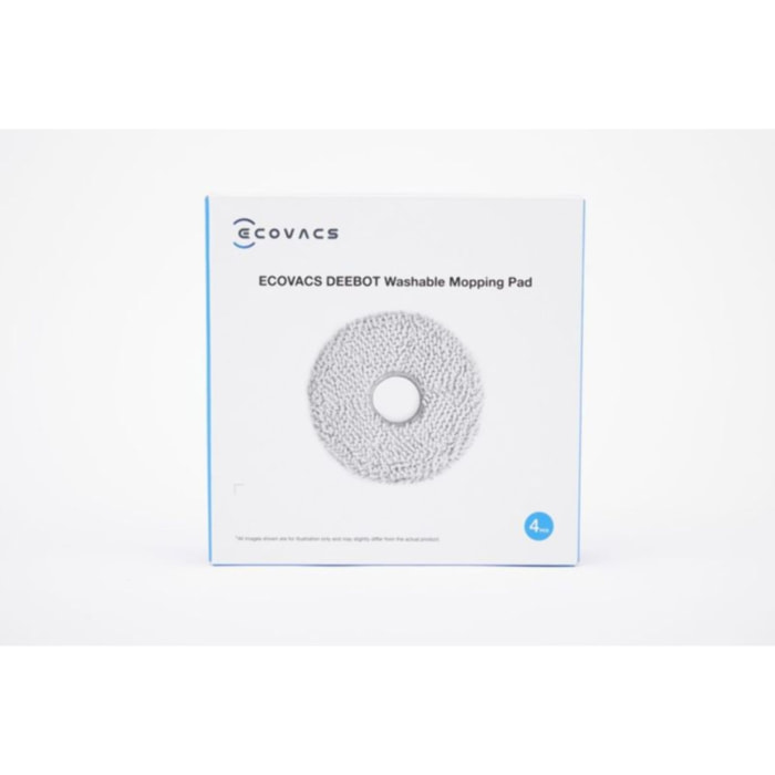 Lingettes et serpillères ECOVACS Lavage rotatif microfibre DWP040020 robot Deebot Omni