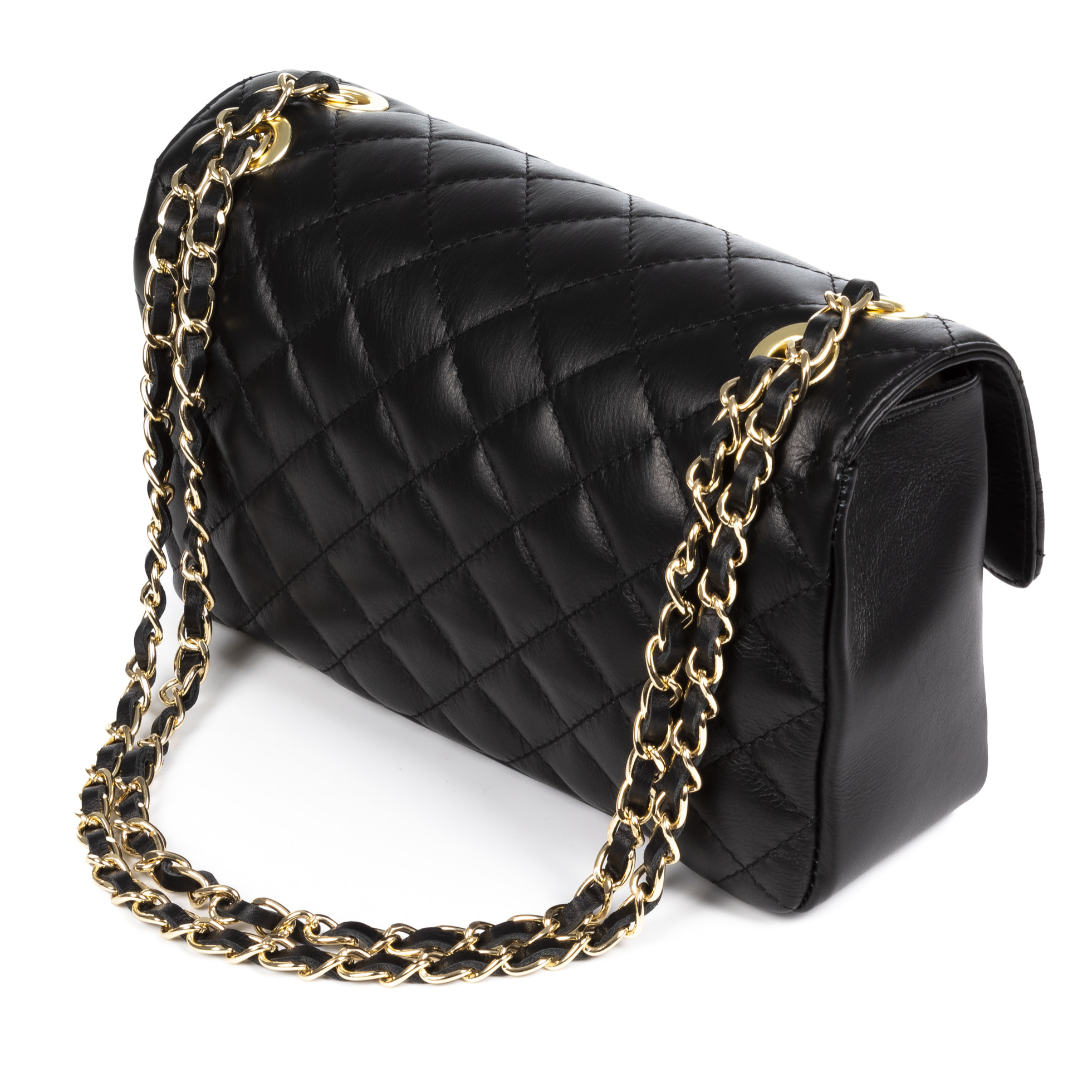 Caeli Borsa a spalla Donna.Pelle autentica Sauvage Trapuntata