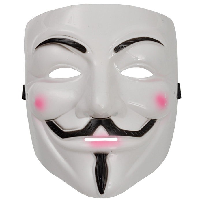 6 Maschere Carnevale Halloween Anonymous Vendetta Guy Fawkes Adulto Taglia Unica