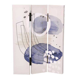 Paravento Vacchetti stampa 3 ante cerchi cm120,6x2,5h180