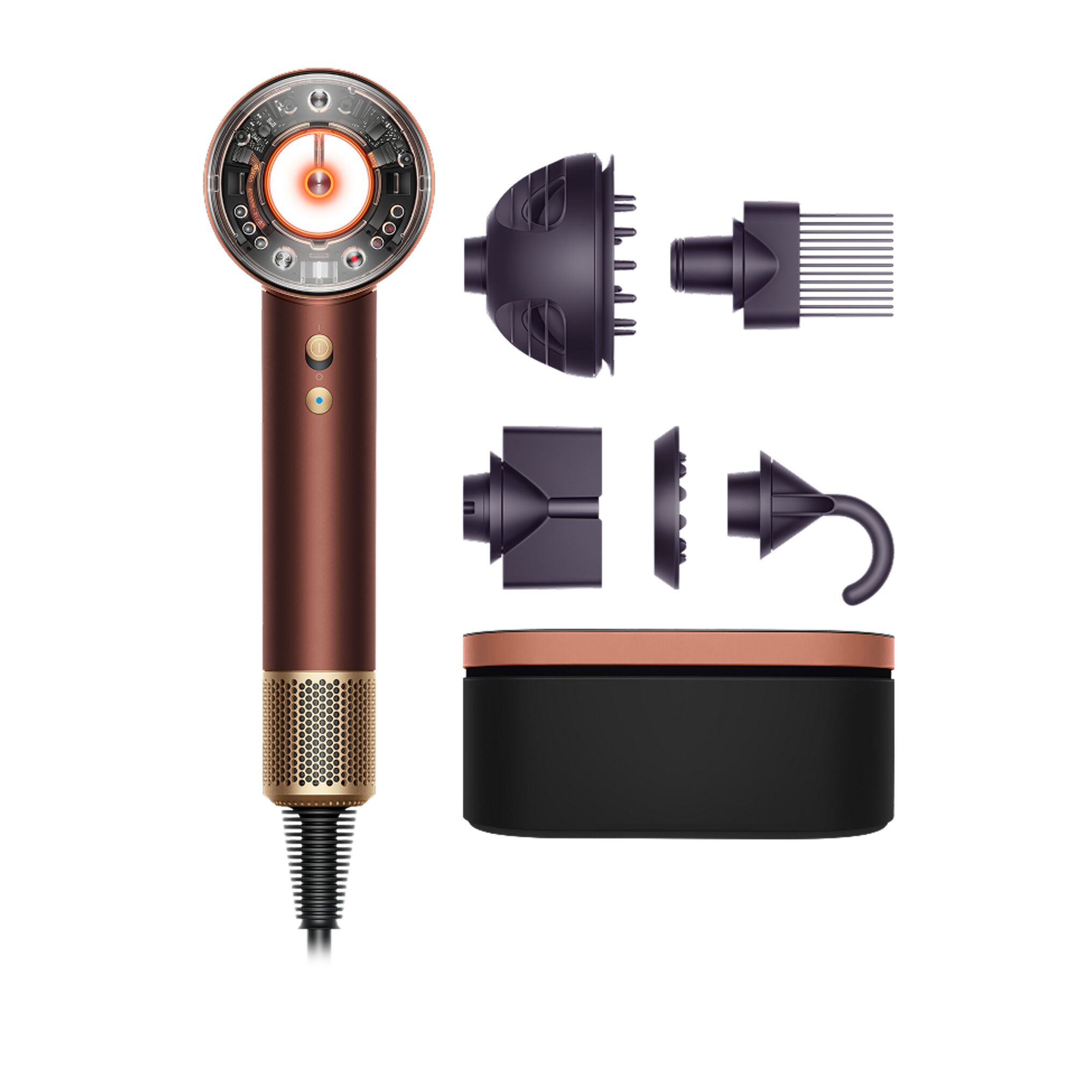 Sèche-cheveux Dyson Supersonic Nural™ - cheveux bouclés à frisés (Prune/Cuivré)