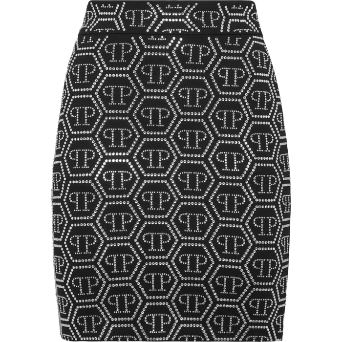 PHILIPP PLEIN Minifalda MONOGRAM