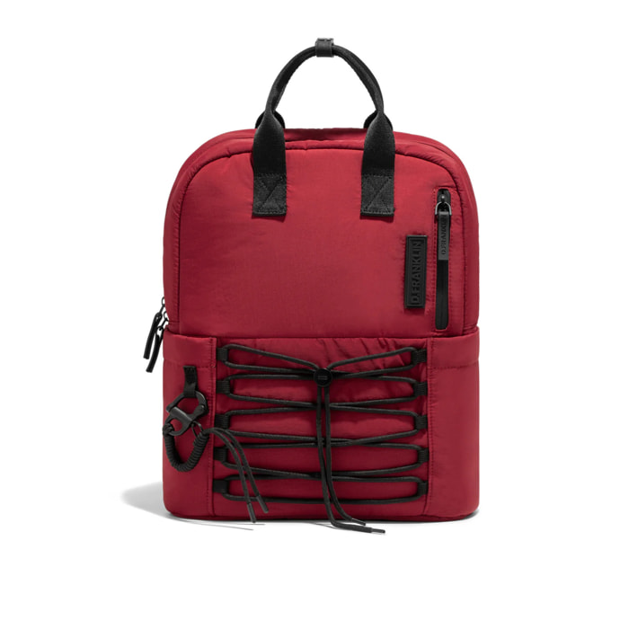 Mochila Multicompartimento  Nylon Roja