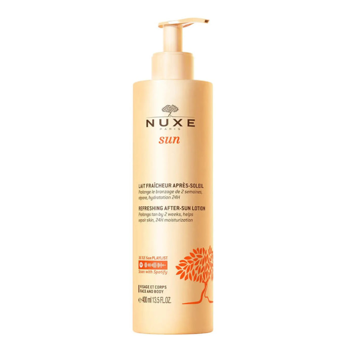Nuxe Sun  - Lait Fraicheur Après Soleil Visage & Corps - Tous types de peaux