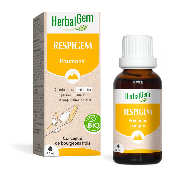 Herbalgem- RespiGem complexe poumons - Bio - 30 ml