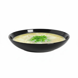 Set di 6 piatti fondi neri 20 cm Apy - Luminarc