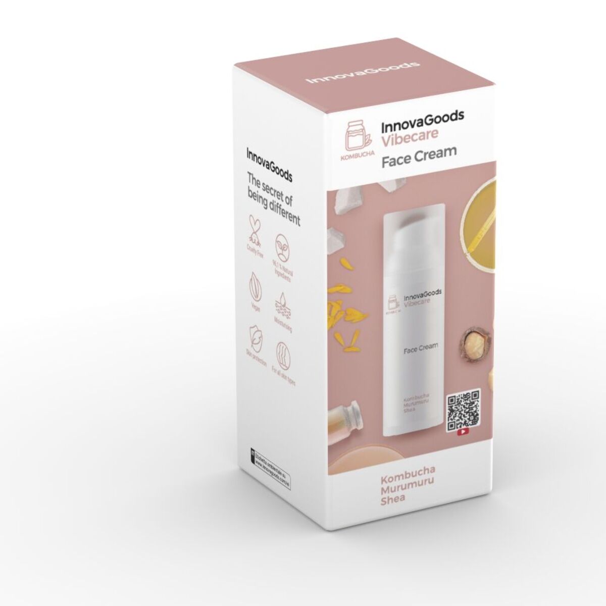 Crème Hydratante pour le Visage Kombucha Vibecare InnovaGoods 50 ml