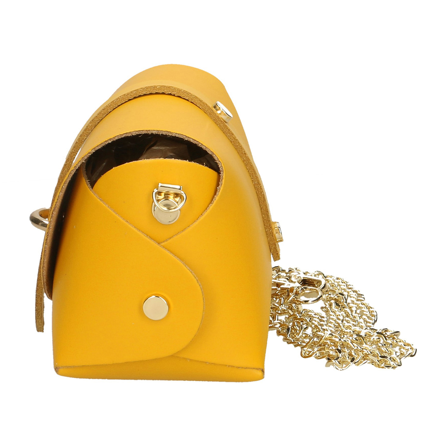 Chicca Borse Borsetta Clutch Giallo