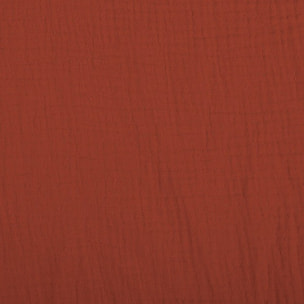 Parure housse de couette gaze de coton ocre